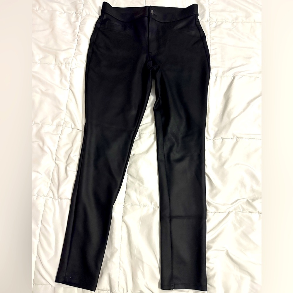 Express faux leather leggings
